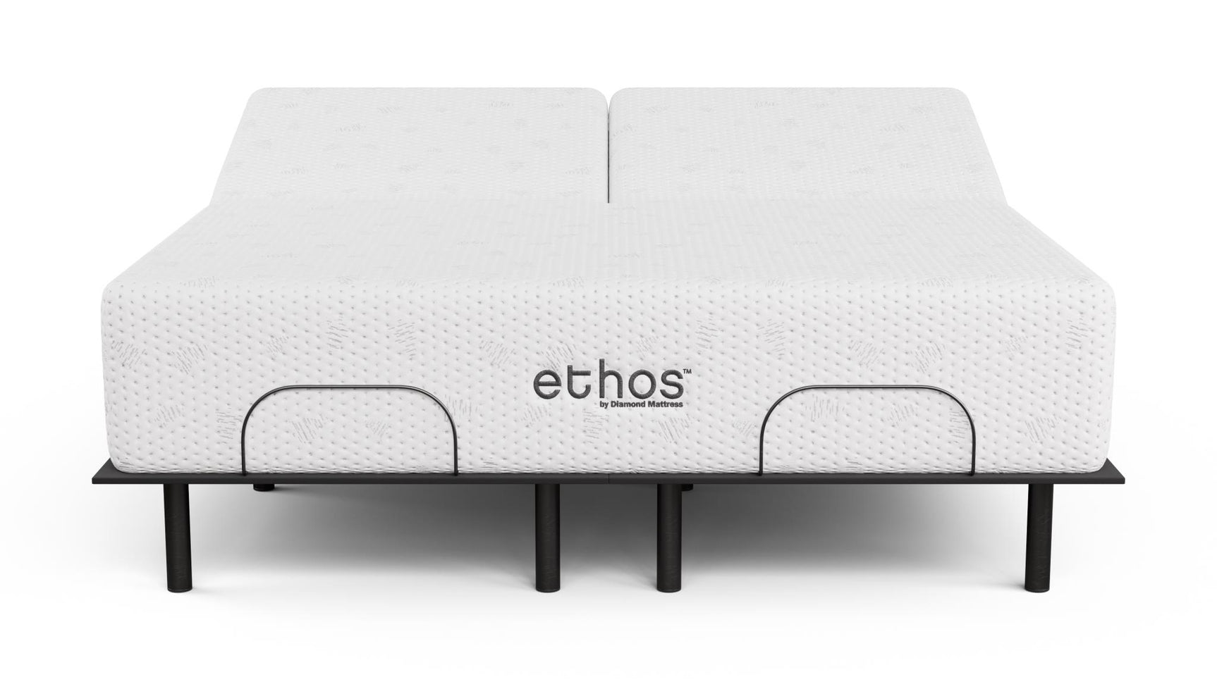 Ethos Avani 2.0 10" Medium White Wrap Split Head California King Mattress - Ornate Home