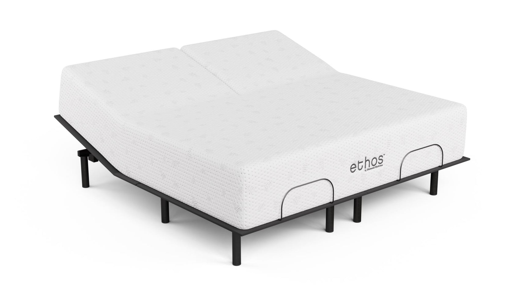 Ethos Avani 2.0 10" Medium White Wrap Split Head California King Mattress - Ornate Home