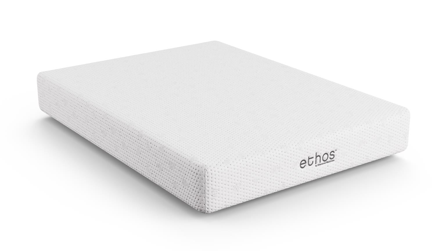 Ethos Avani Hybrid 14" Firm Grey&White Queen Mattress - Ornate Home