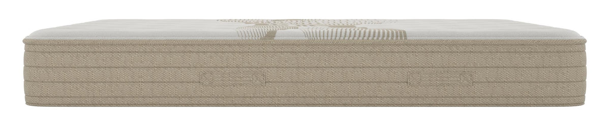 Ethos Cove Hybrid 13" Firm Beige&White Twin Mattress - Ornate Home