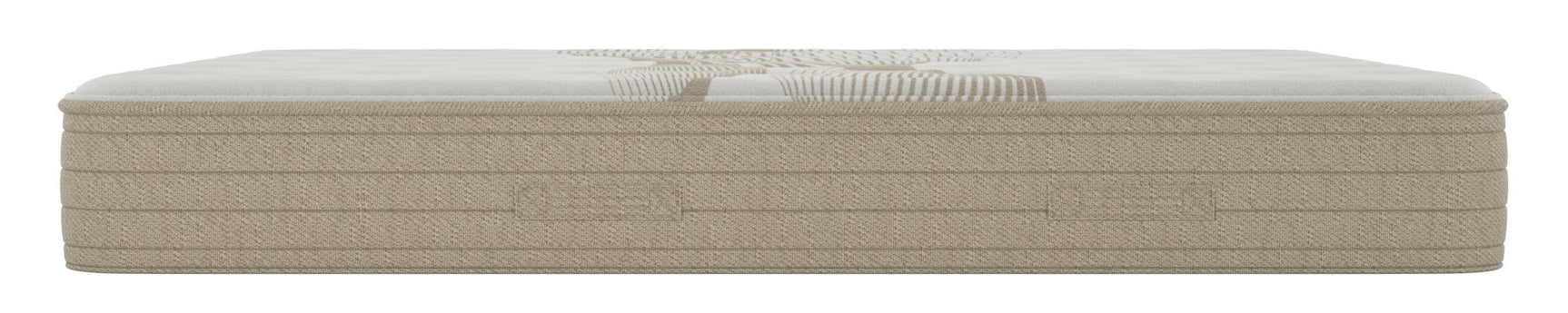 Ethos Cove Hybrid 13" Firm Beige&White Twin Mattress - Ornate Home