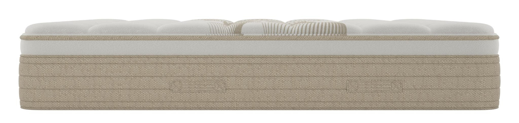 Ethos Natural Hybrid 14.5" Firm Beige&White Twin XL Mattress - Ornate Home