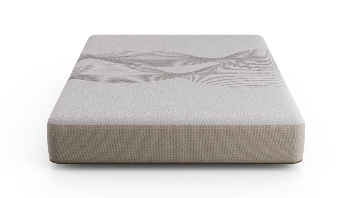 Ethos Thrive All Foam 10" Firm Beige&White Twin XL Mattress - Ornate Home