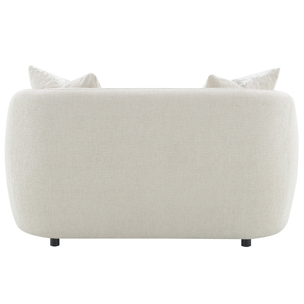 Etienne Beige Loveseat W/3 Pillows - Ornate Home