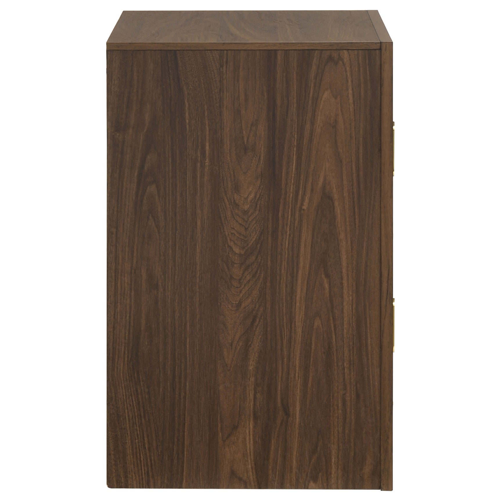 Etienne Walnut 2-drawer Nightstand Bedside Table - Ornate Home