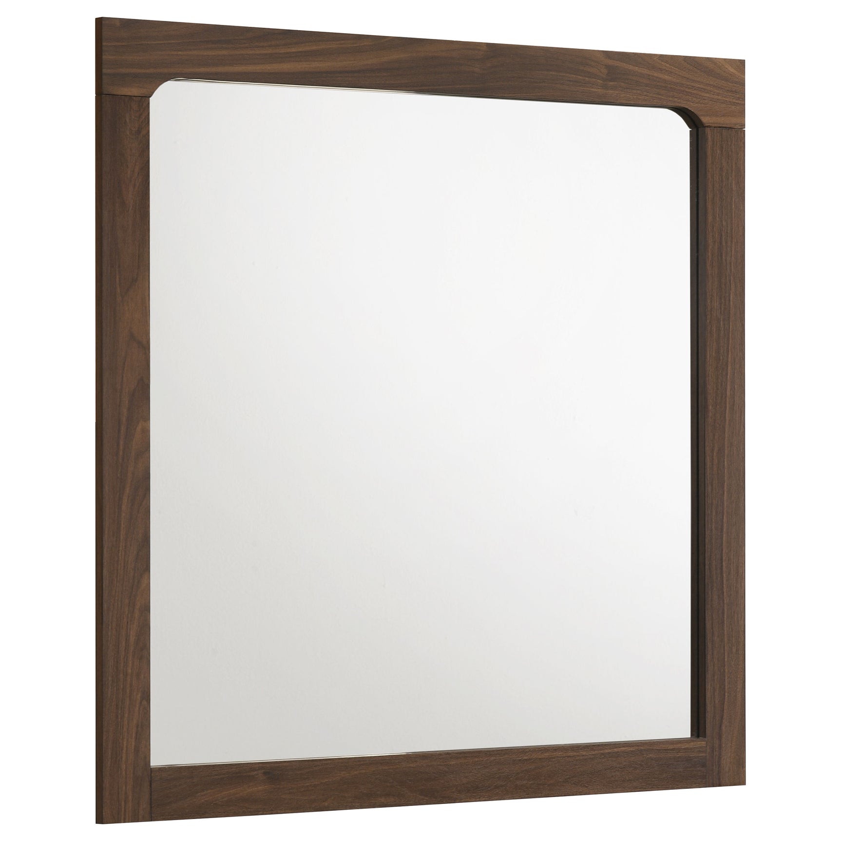 Etienne Walnut Rectangular Dresser Mirror - Ornate Home
