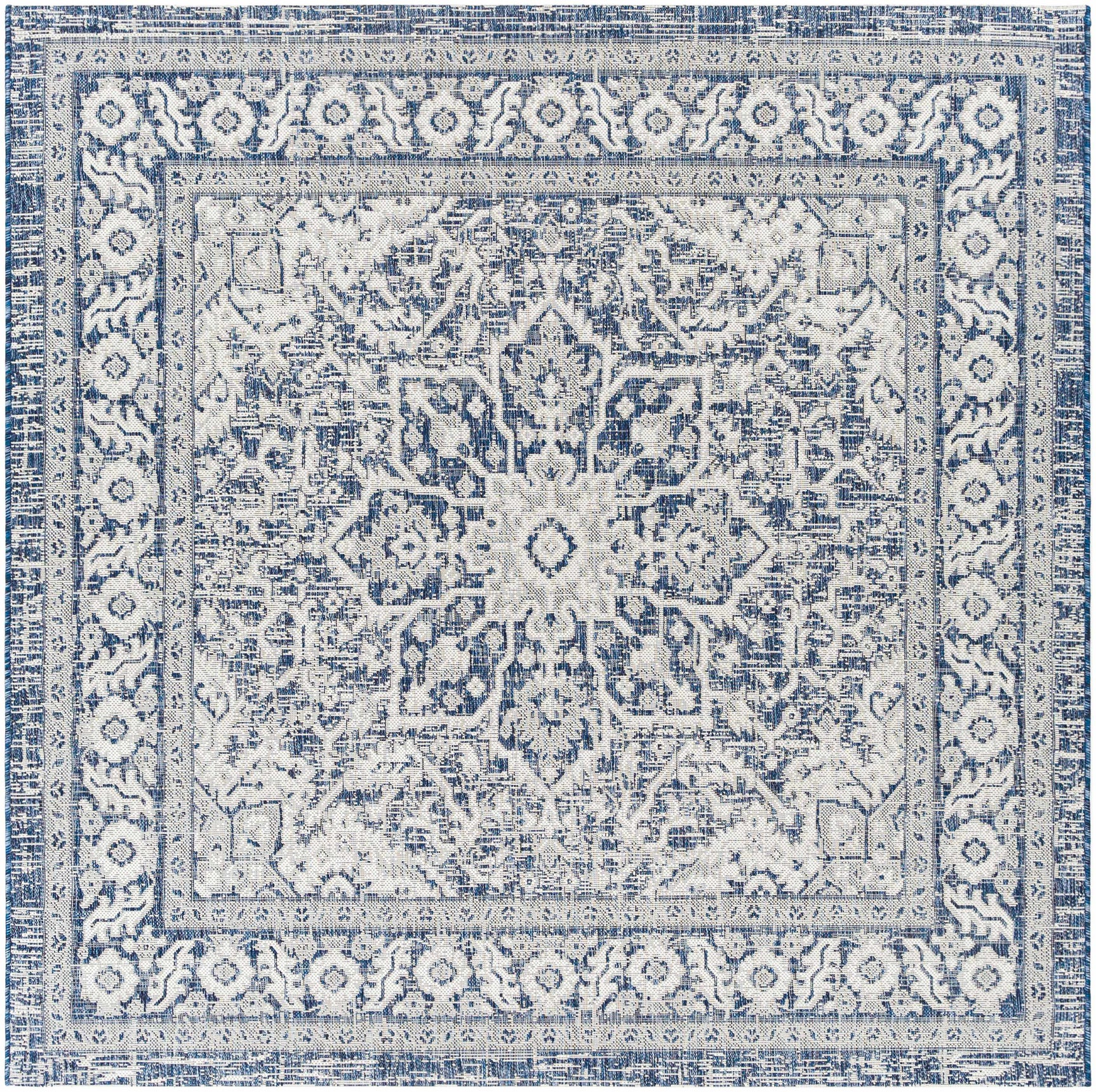 Etoile Navy Blue Performance Rug - Ornate Home