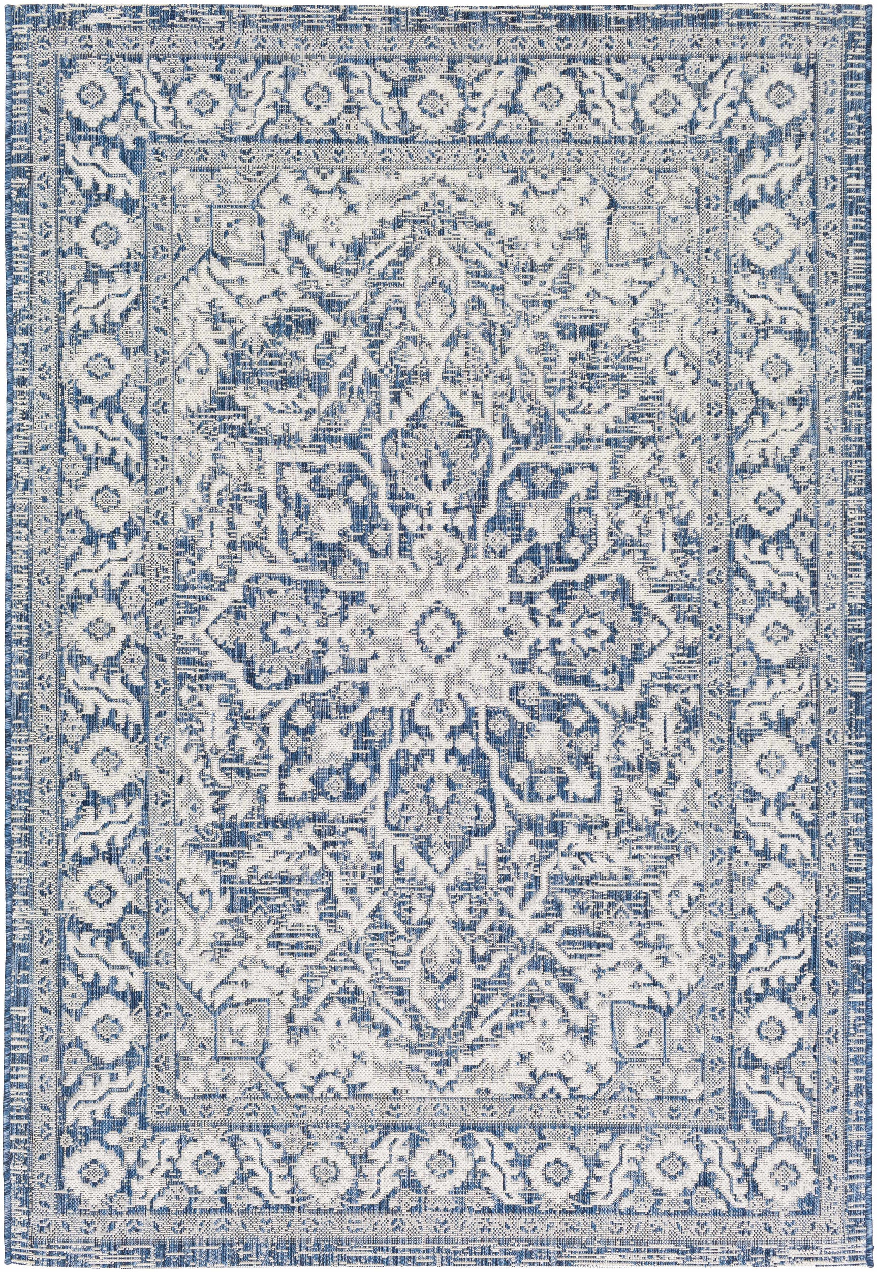 Etoile Navy Blue Performance Rug - Ornate Home