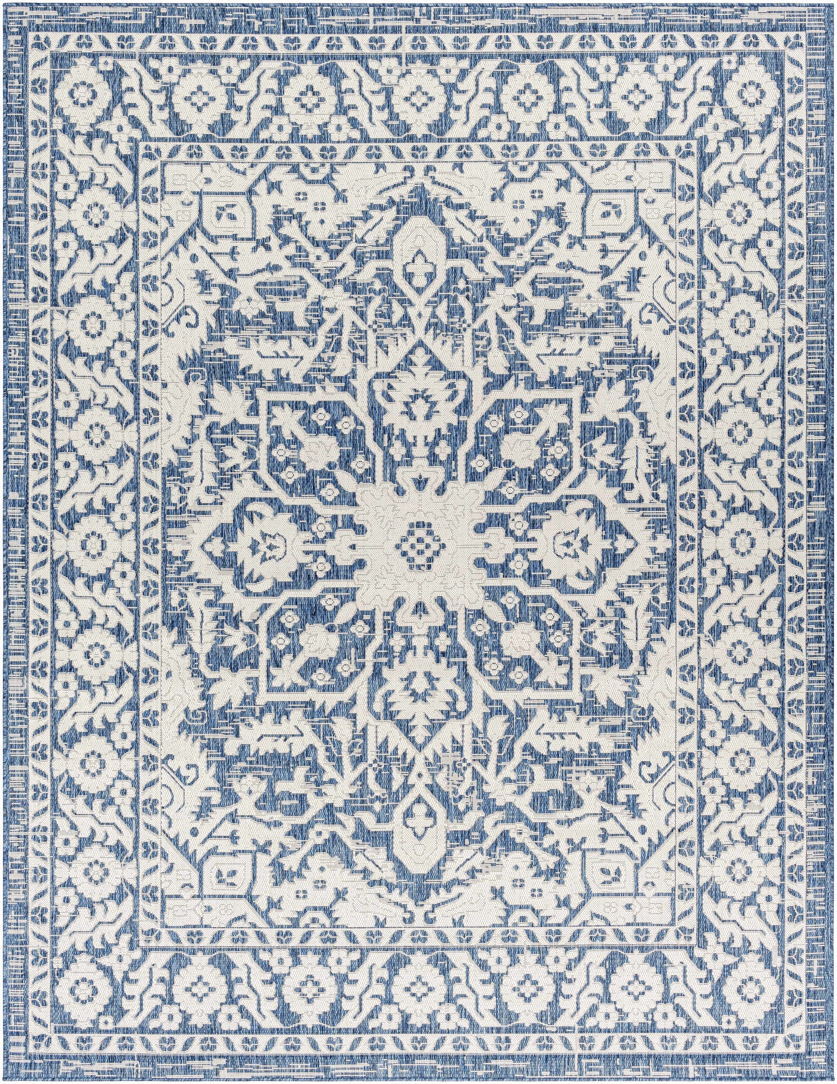 Etoile Navy Blue Performance Rug - Ornate Home
