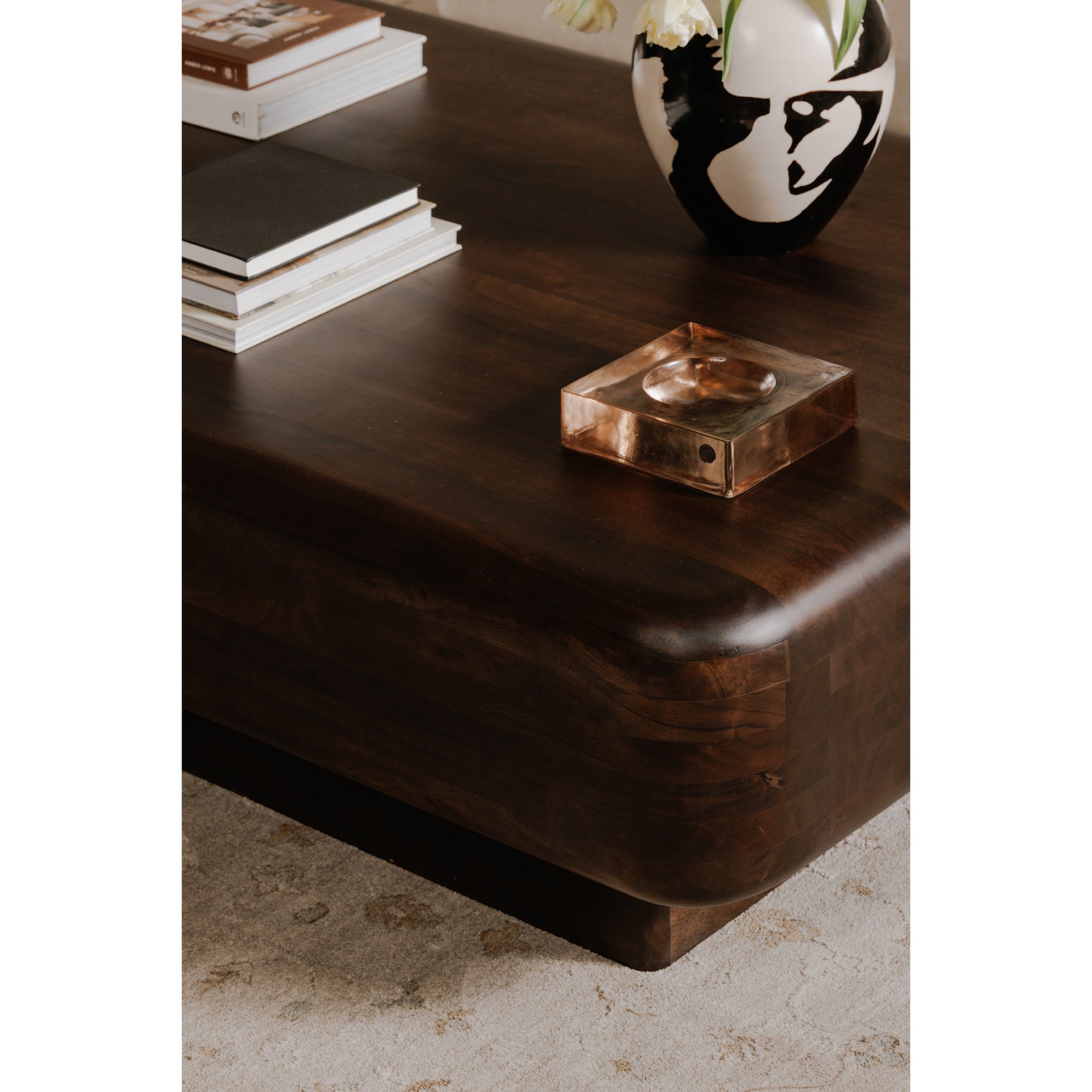 Eton Dark Brown Coffee Table - Ornate Home