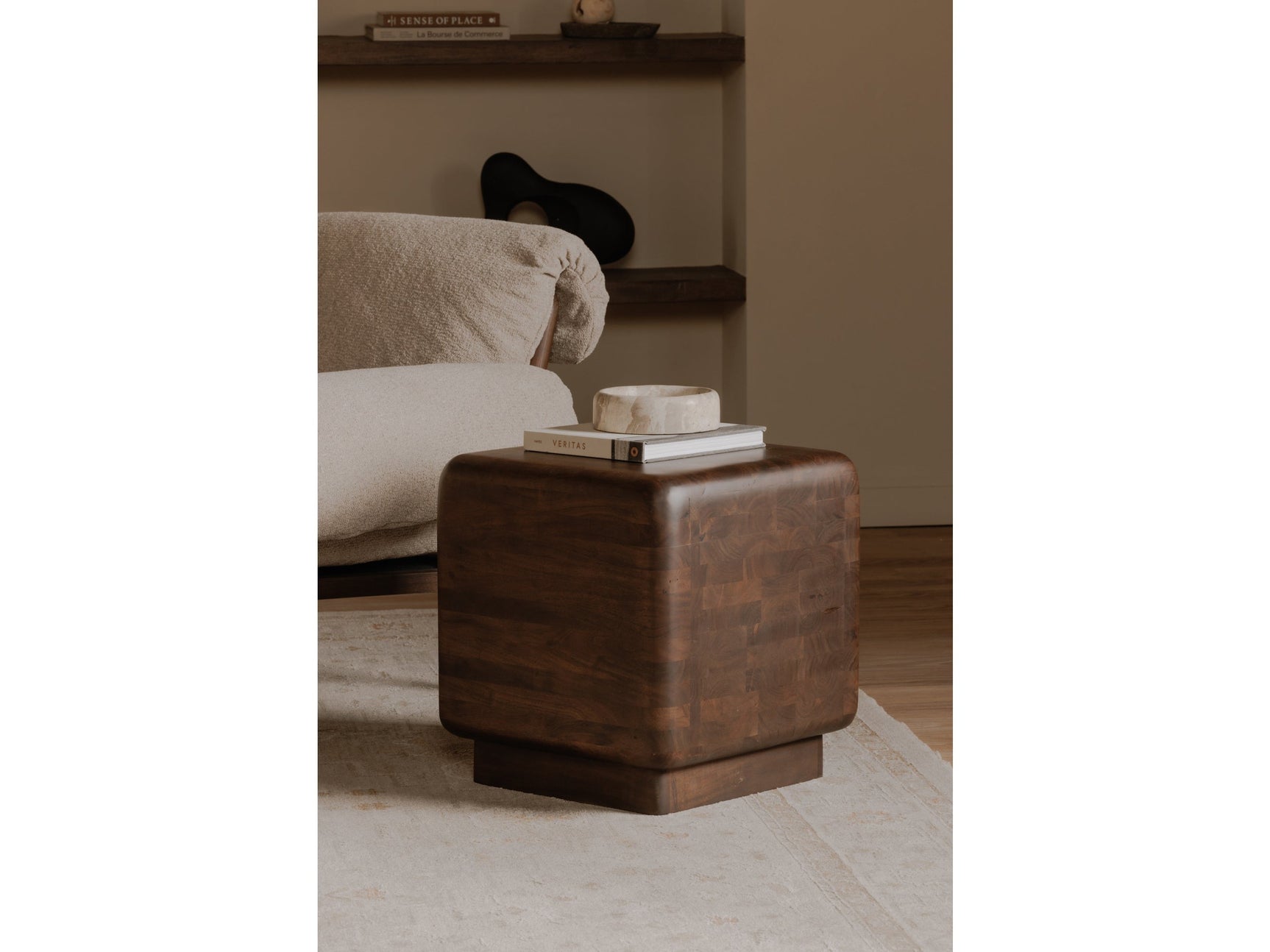 Eton Dark Brown Side Table - Ornate Home