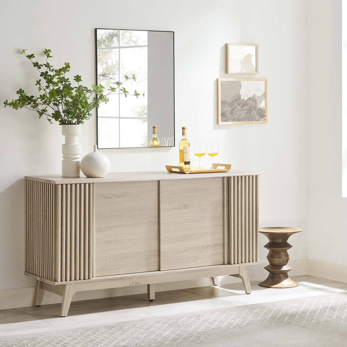 Eudora Oak Sideboard - Ornate Home