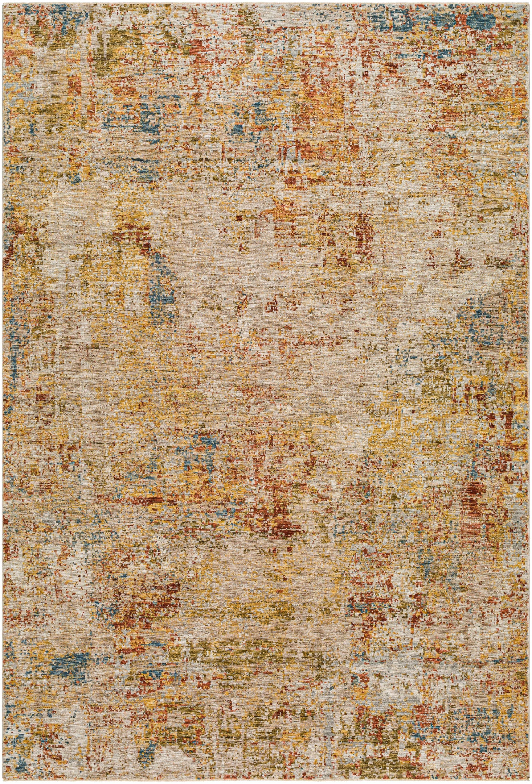 Eula Textured Rug with Fringes - Ornate Home