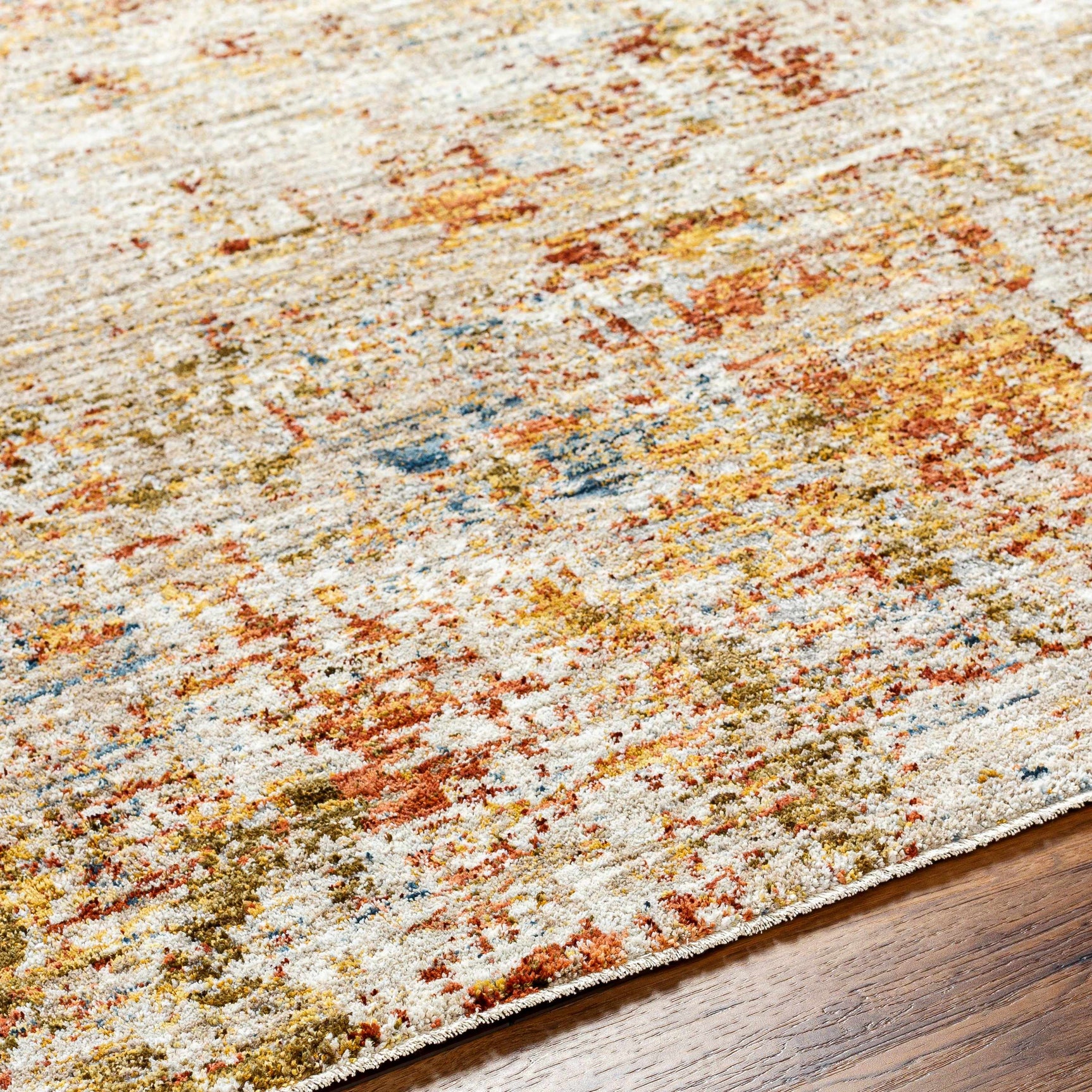 Eula Textured Rug with Fringes - Ornate Home