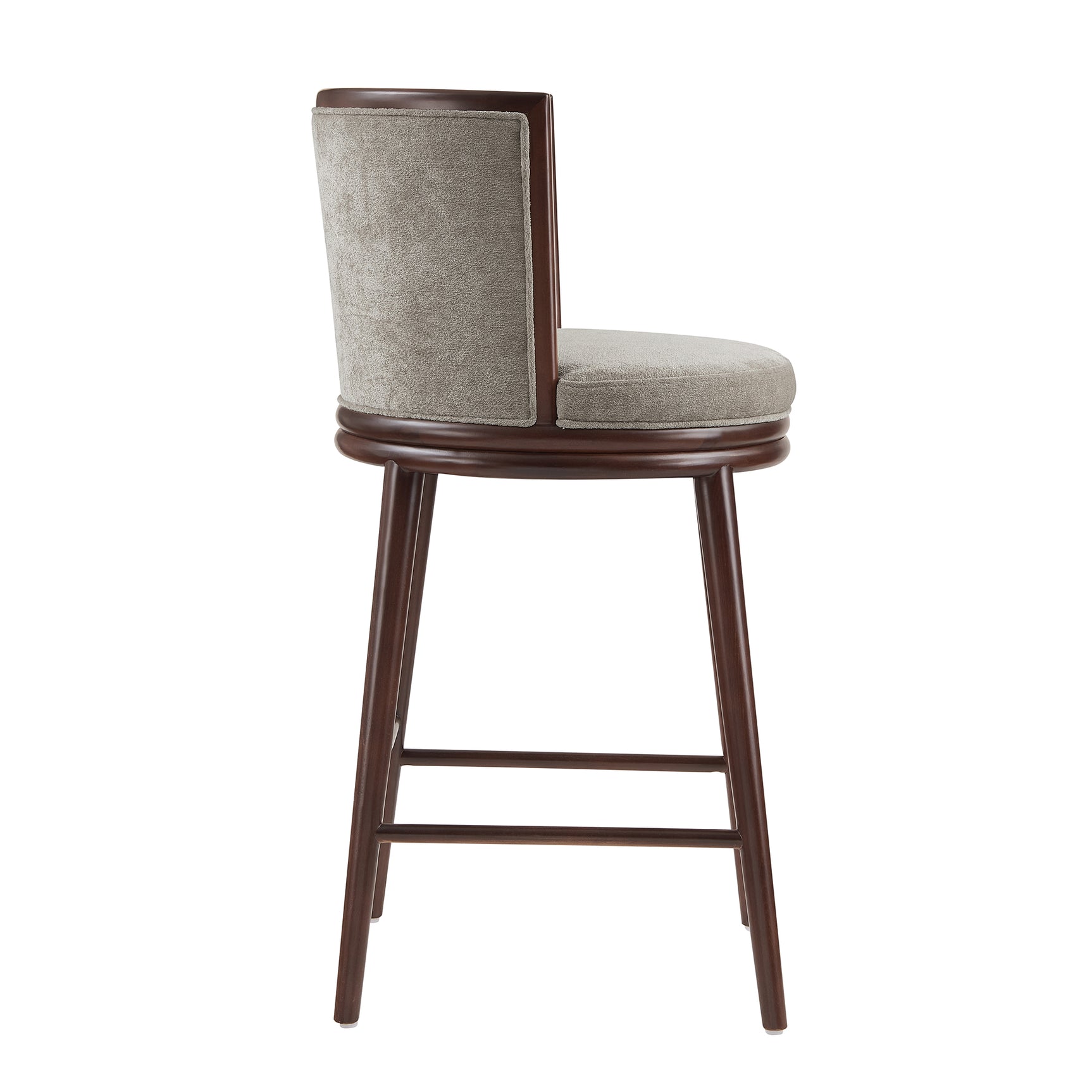 Evalyn Barstool in Dove (set of 2) - Ornate Home