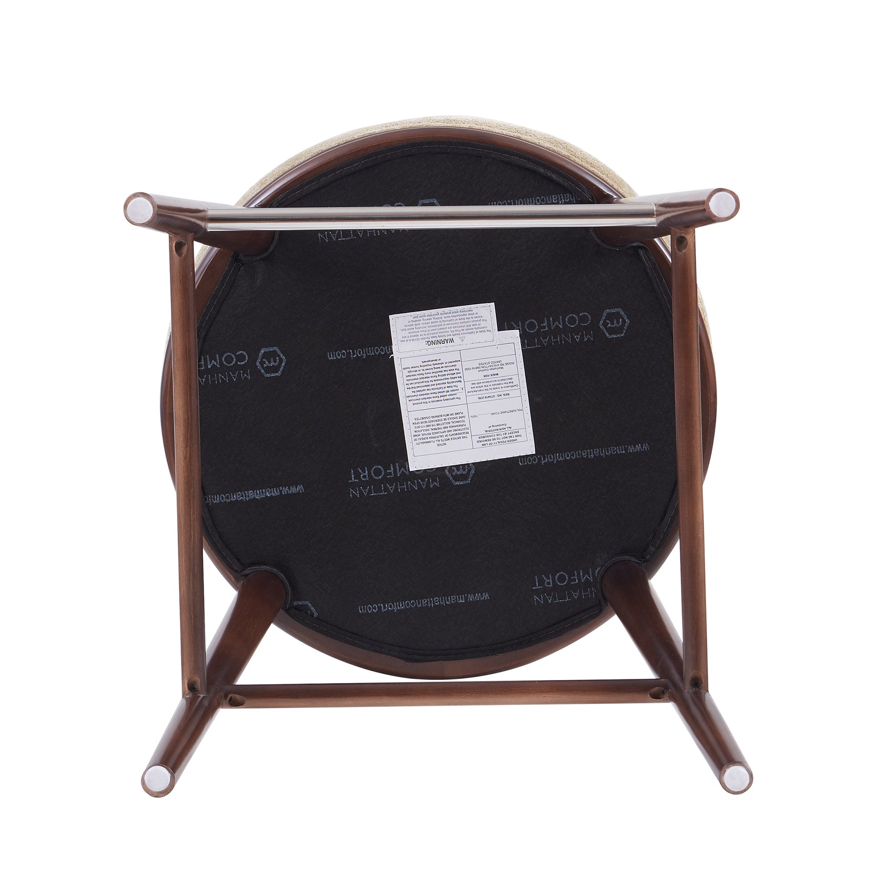 Evalyn Barstool in Natural (set of 3) - Ornate Home