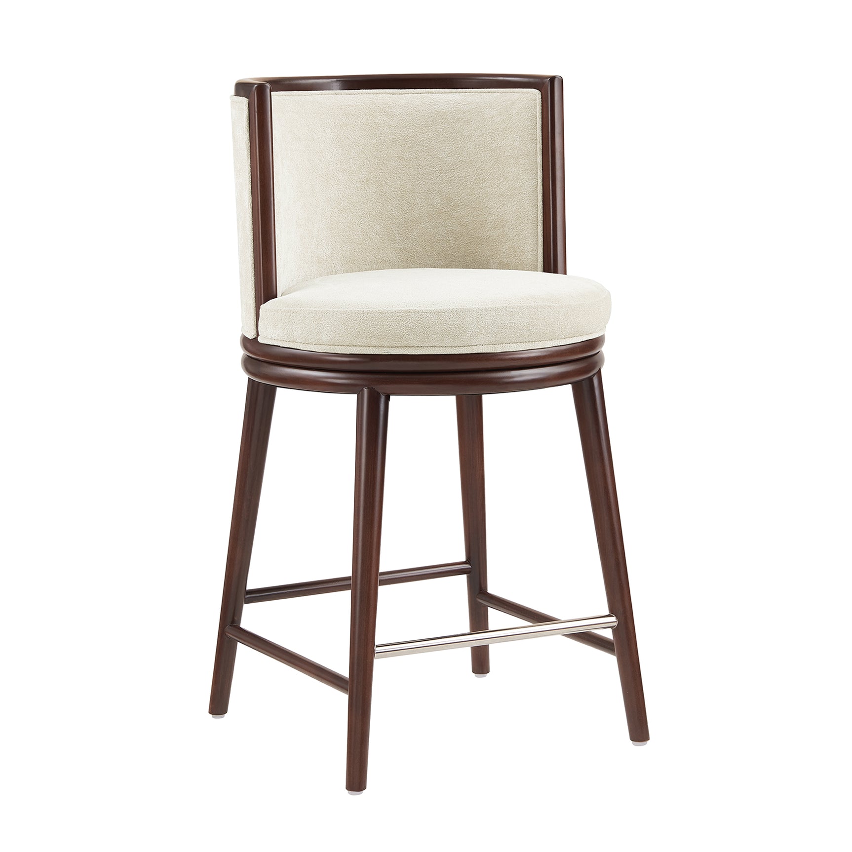 Evalyn Counter Stool in Cream - Ornate Home
