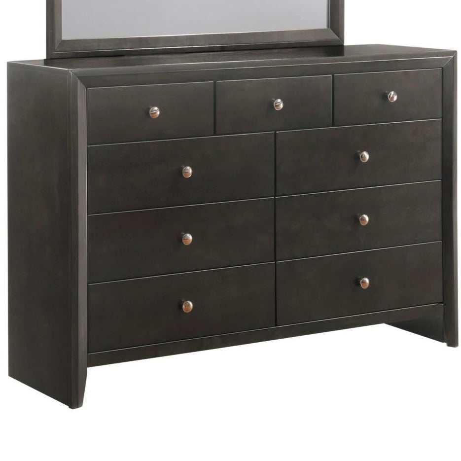 Evan Gray Dresser & Mirror - Ornate Home