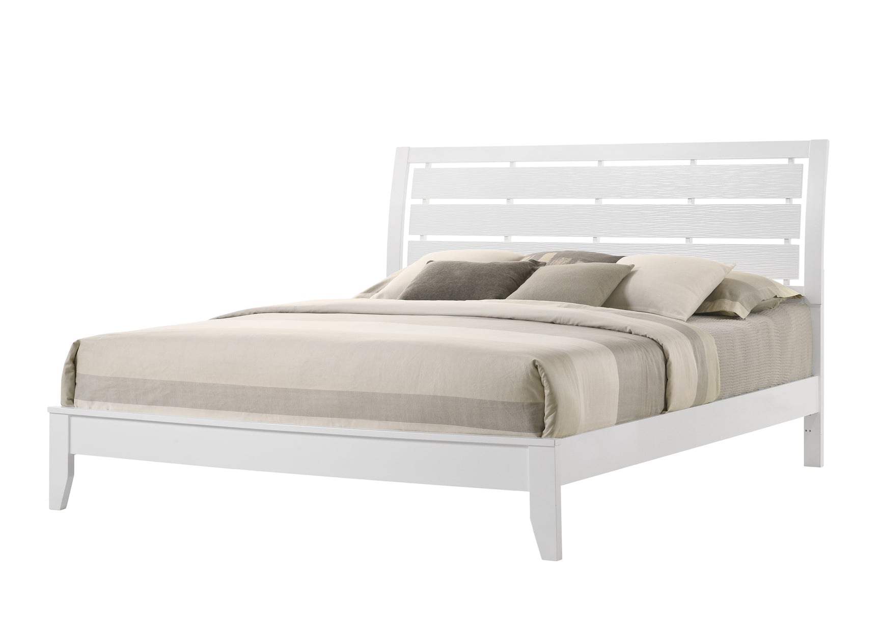 Evan White Panel Bedroom Set - Ornate Home