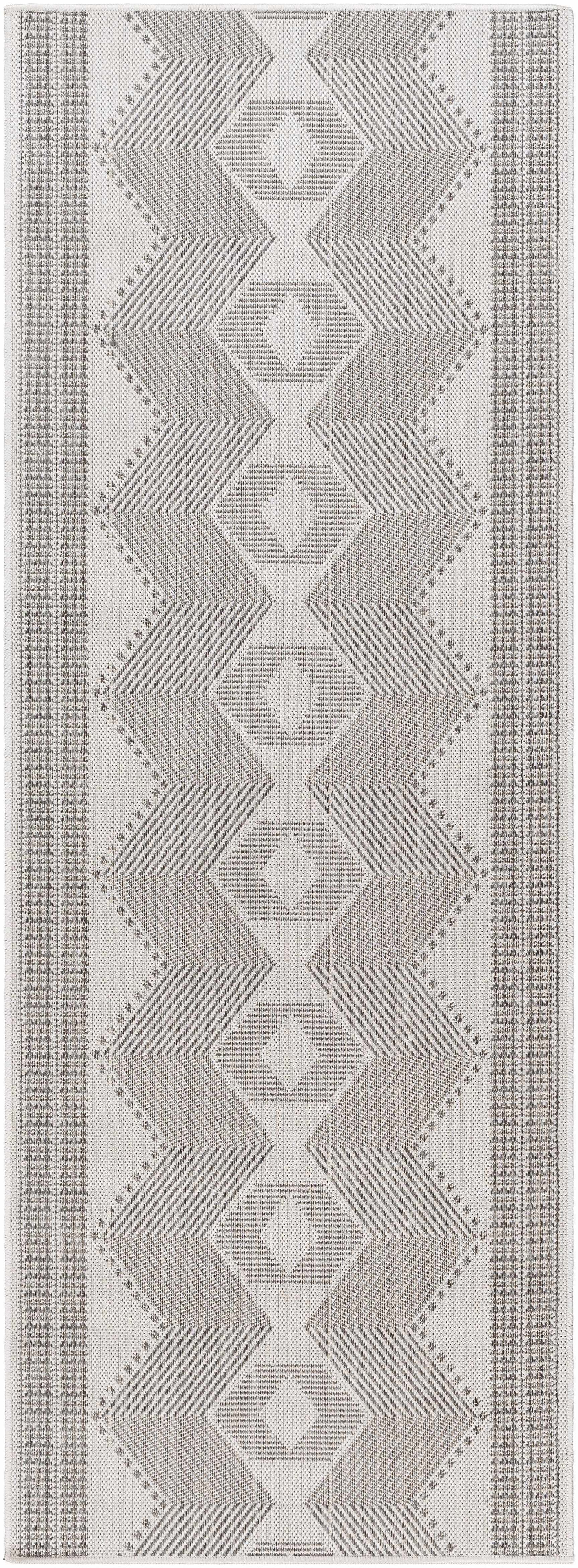 Evana Gray Outdoor Area Rug - Clearance - Ornate Home