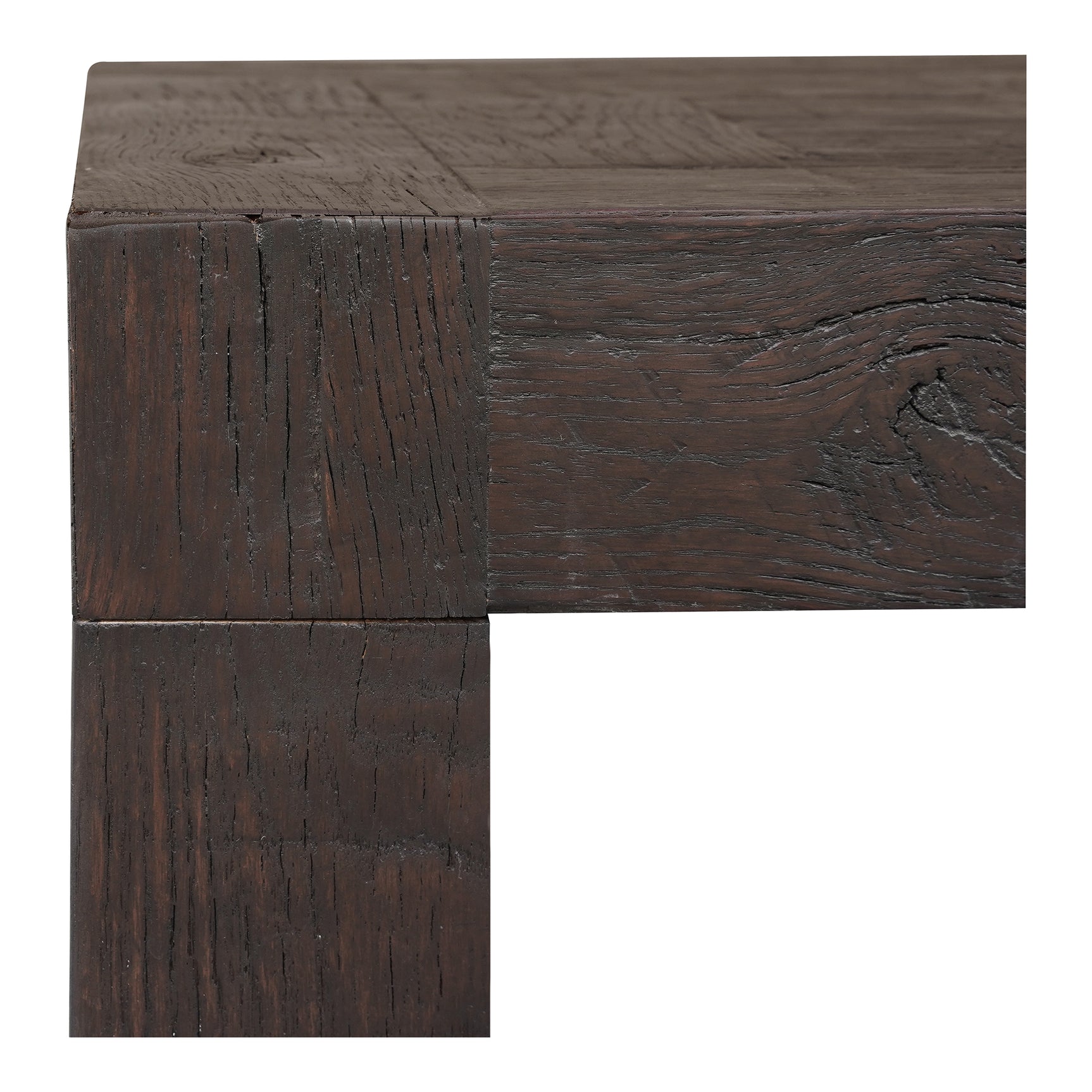 Evander Rustic Brown Side Table - Ornate Home