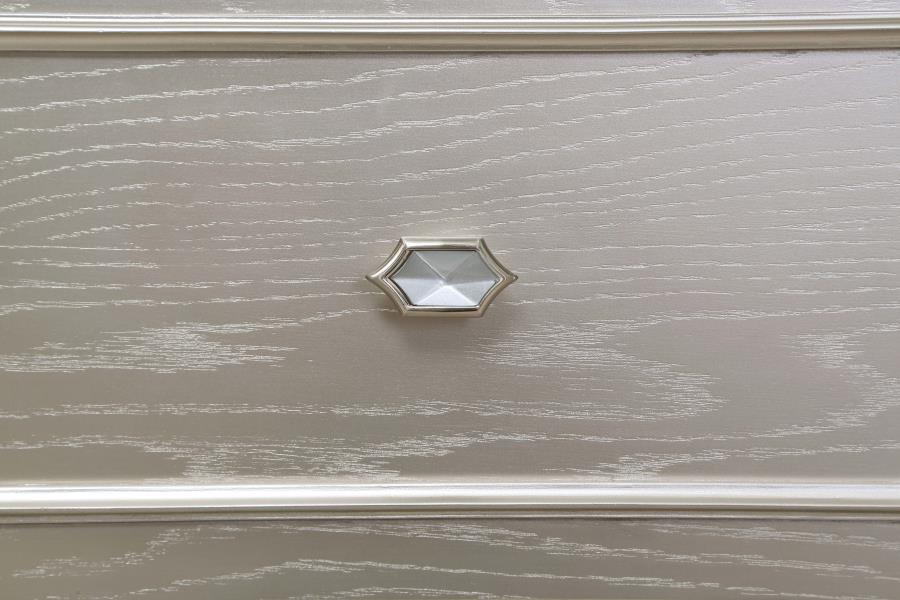 Evangeline Silver Oak 3-drawer Nightstand - Ornate Home