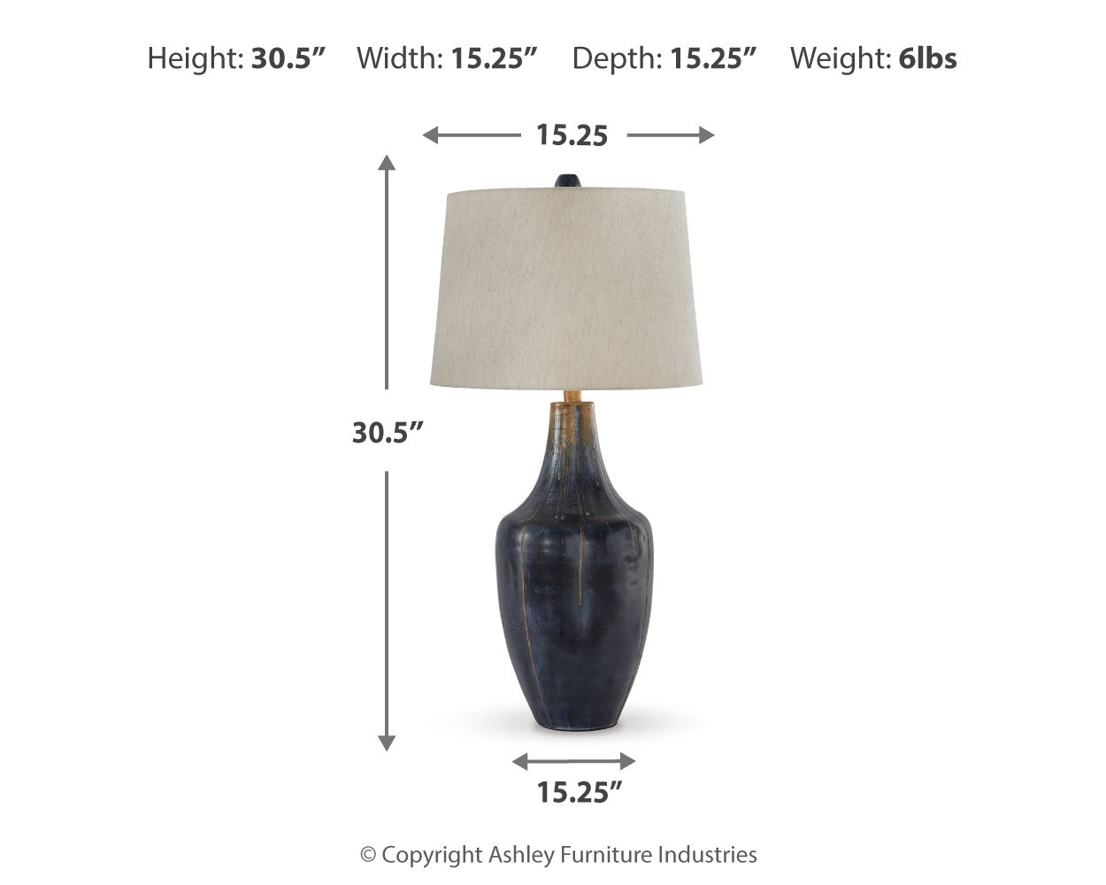 Evania Table Lamp (Online Special Price) - Ornate Home