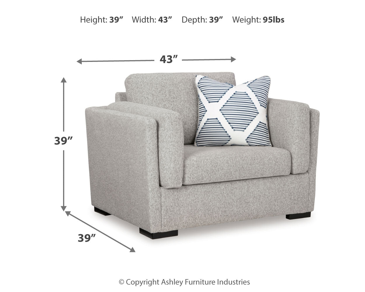 Evansley Oversized Chair and Ottoman (Online Special Price) - Ornate Home
