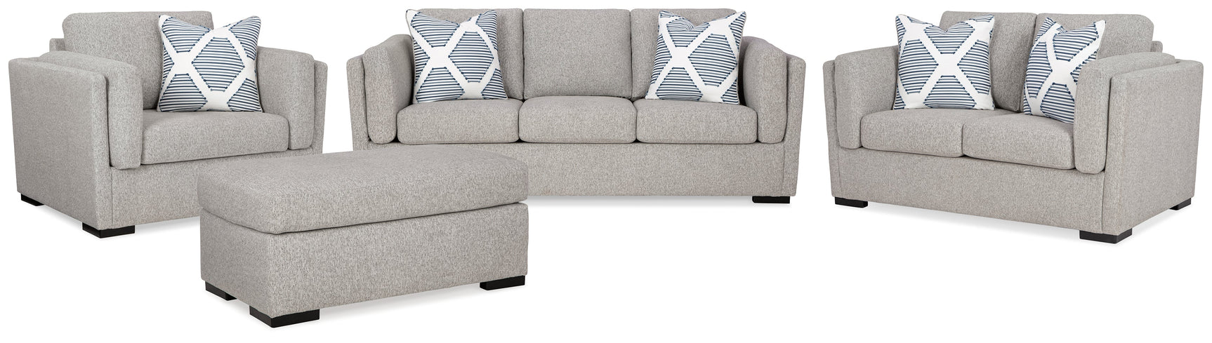 Evansley Sofa, Loveseat, Oversized Chair and Ottoman (Online Special Price) - Ornate Home
