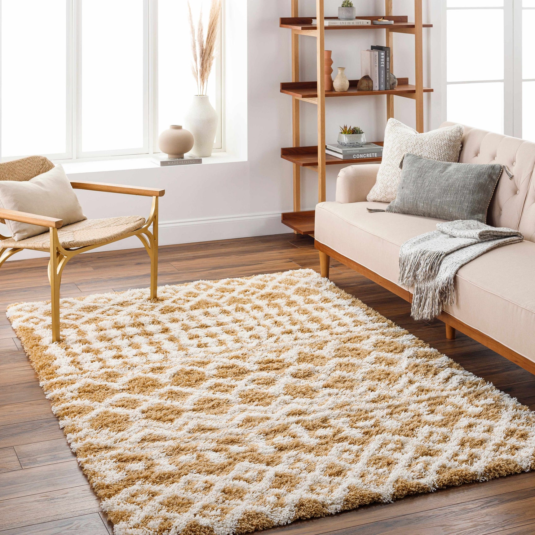 Evely Shag Area Rug - Ornate Home