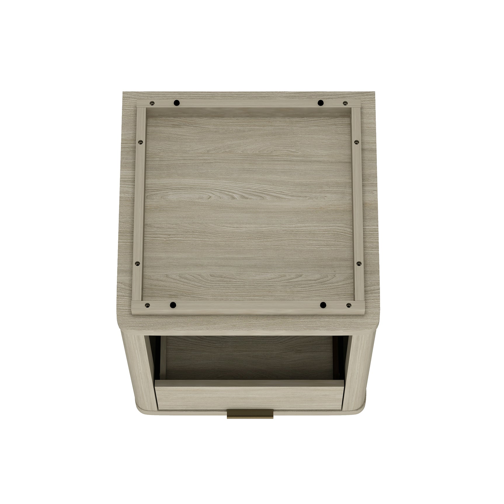 Evelyn 20" 1 Drawer Nightstand in Natural - Ornate Home
