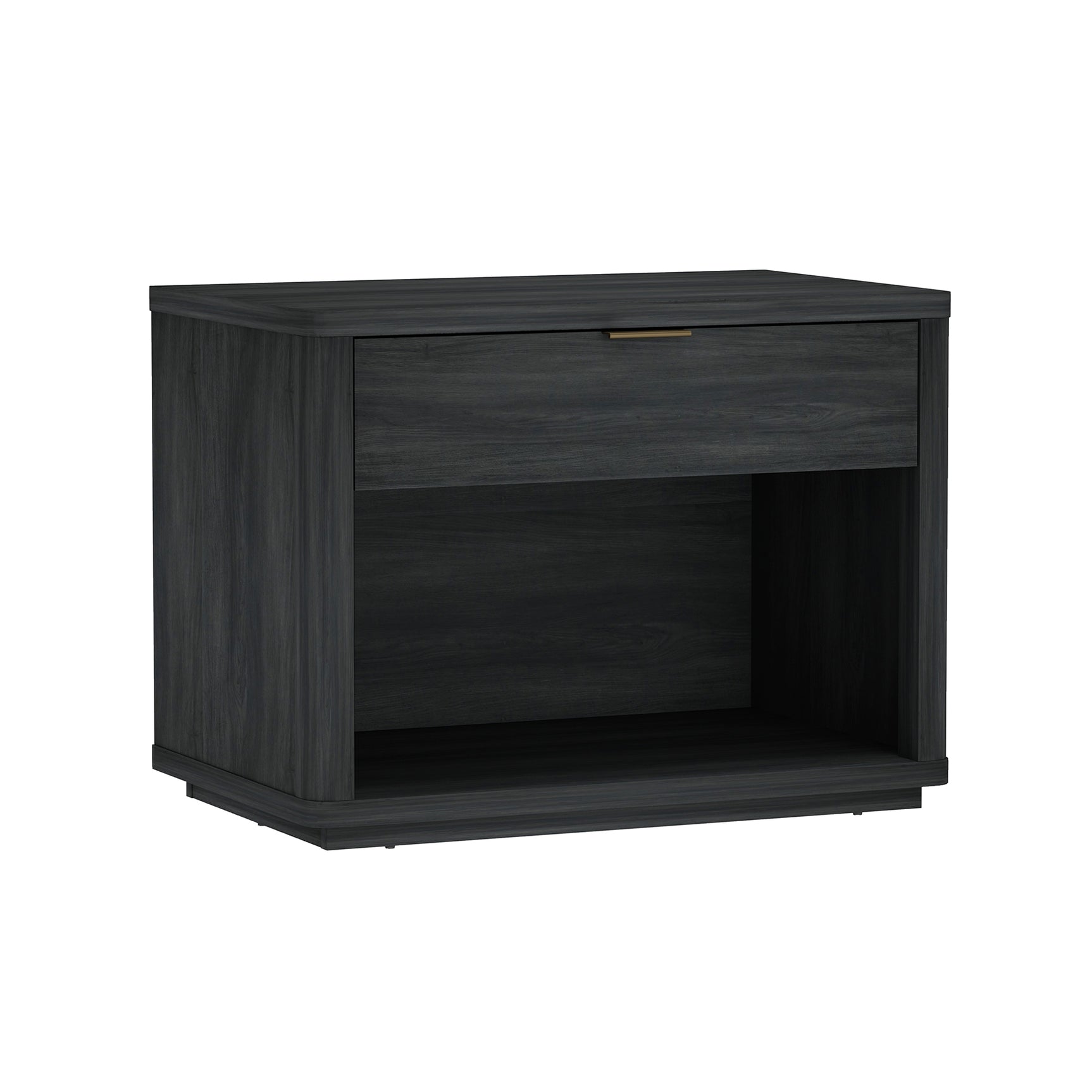 Evelyn 32" Nightstand 2.0 in Charcoal Grey - Ornate Home