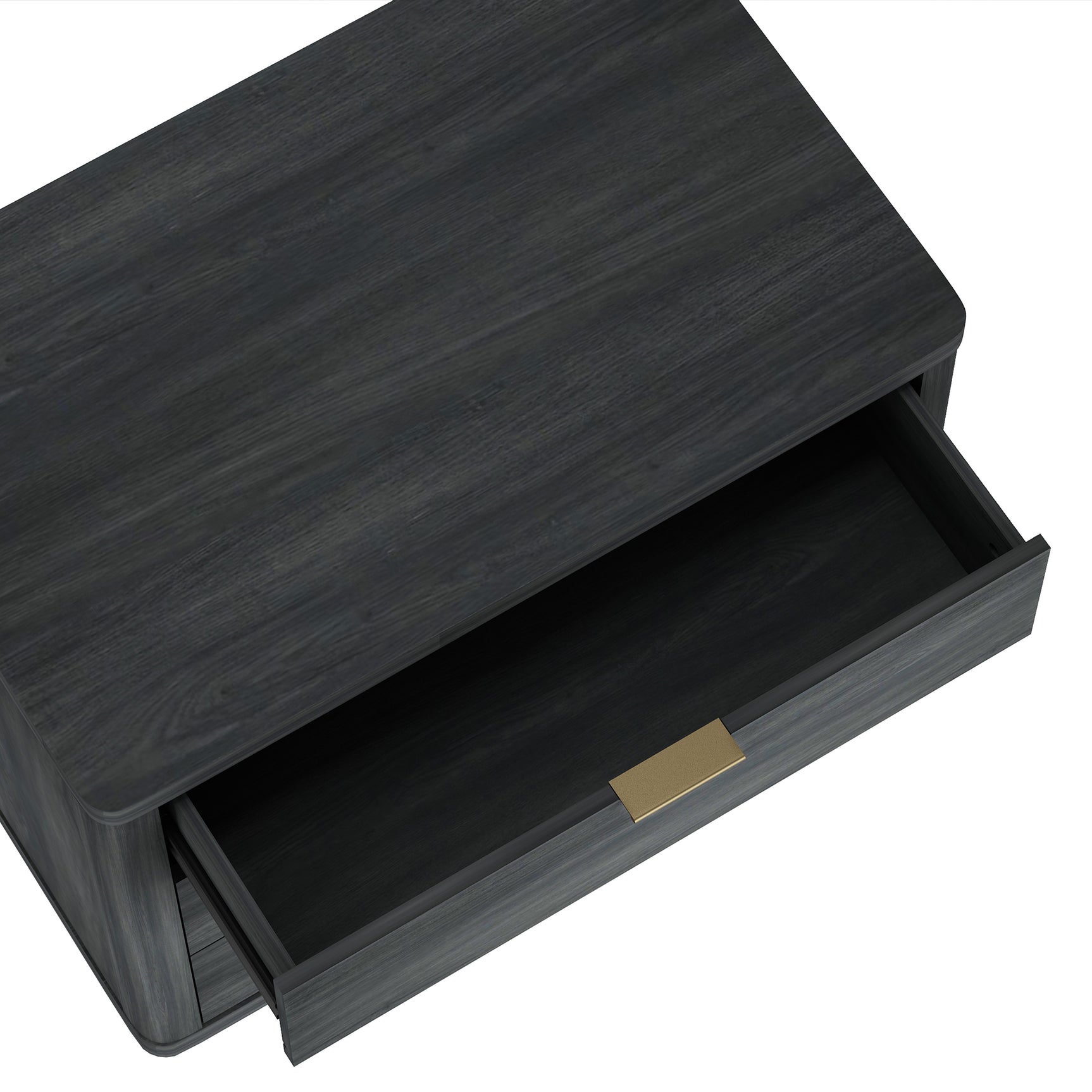 Evelyn 32" Nightstand 4.0 in Charcoal Grey (set of 2) - Ornate Home