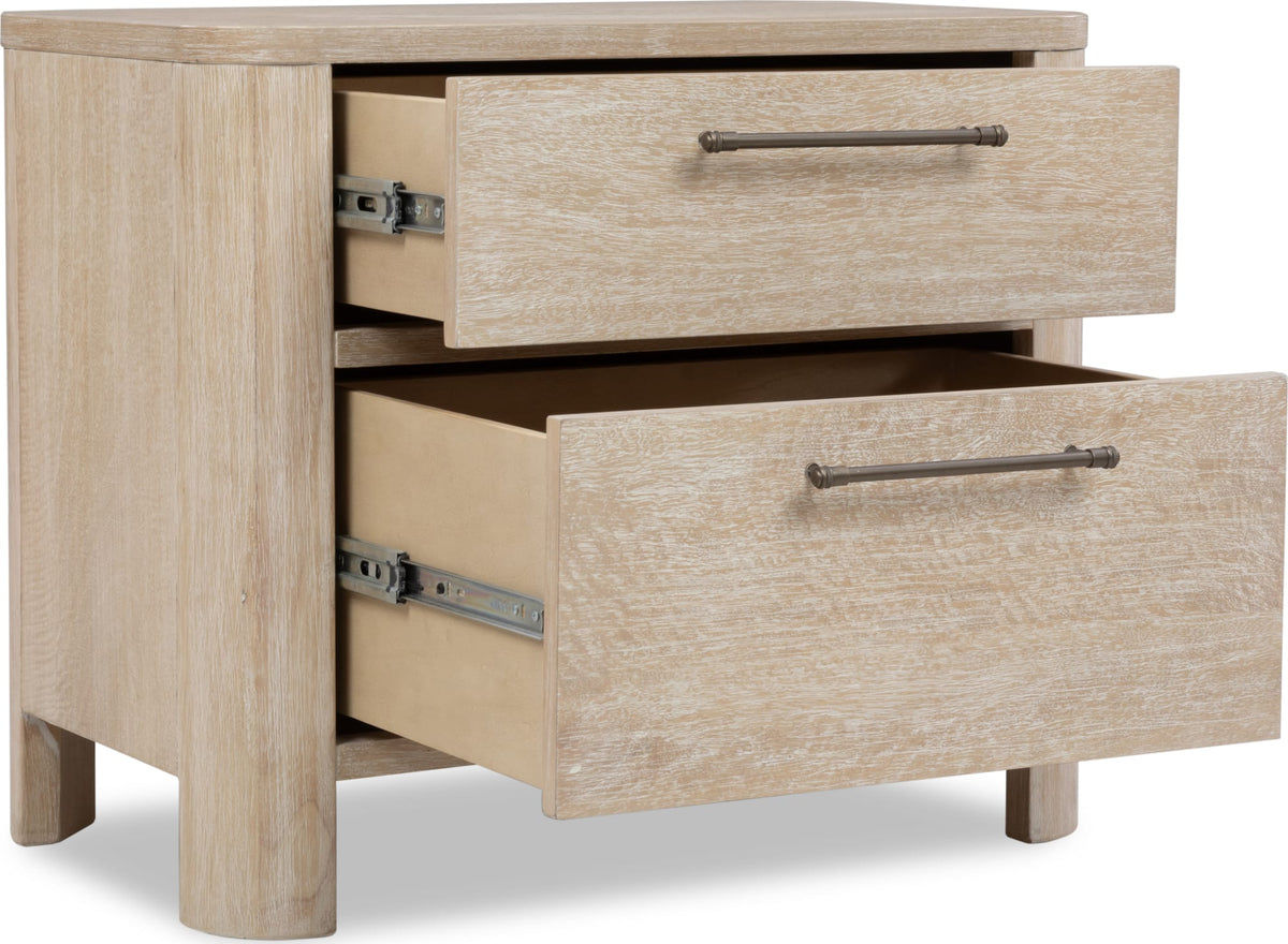 Evelyn Saltwood 2-Drawer Nightstand - Ornate Home