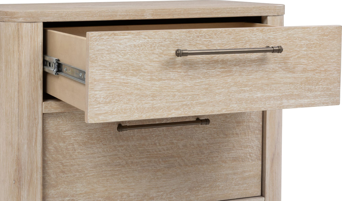 Evelyn Saltwood 2-Drawer Nightstand - Ornate Home