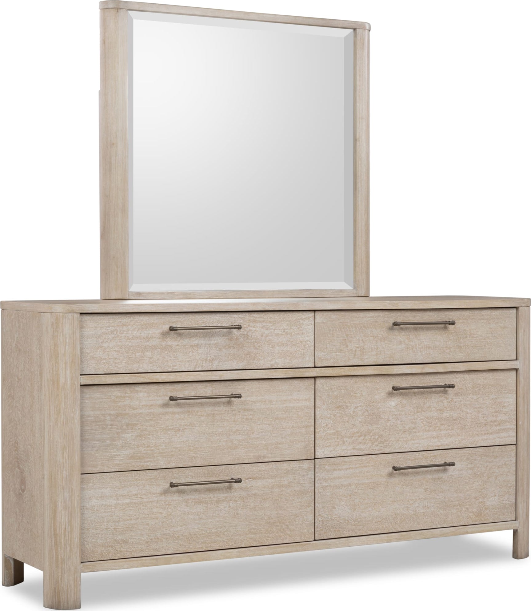 Evelyn Saltwood 6-Drawer Dresser - Ornate Home