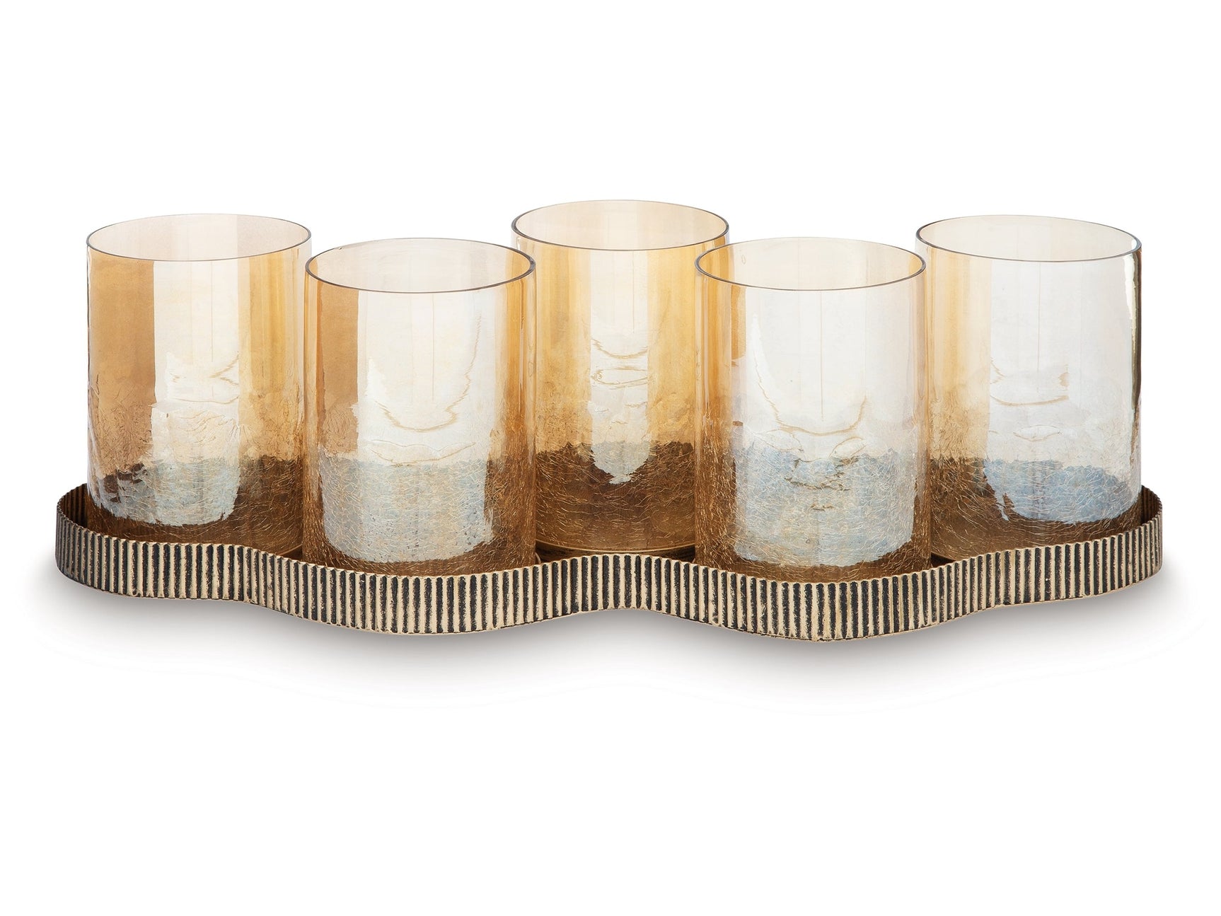 Evereton Antique Gold Candle Holder - Ornate Home