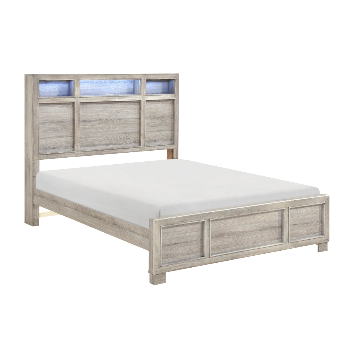 Everett Gray 4-Piece Queen Bedroom Set - Ornate Home