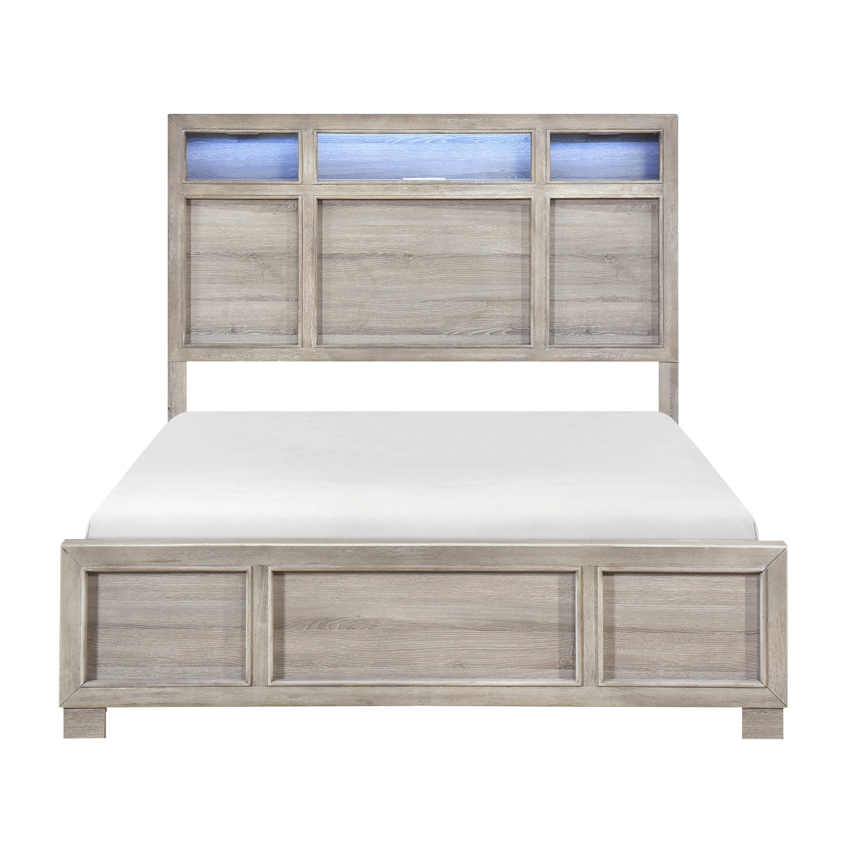 Everett Gray 4-Piece Queen Bedroom Set - Ornate Home
