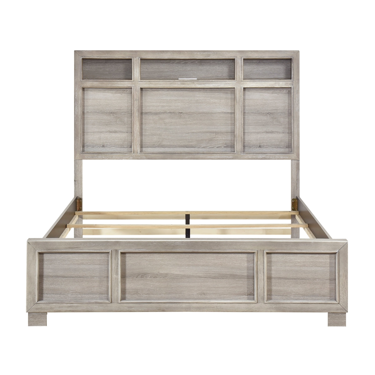 Everett Gray 4-Piece Queen Bedroom Set - Ornate Home