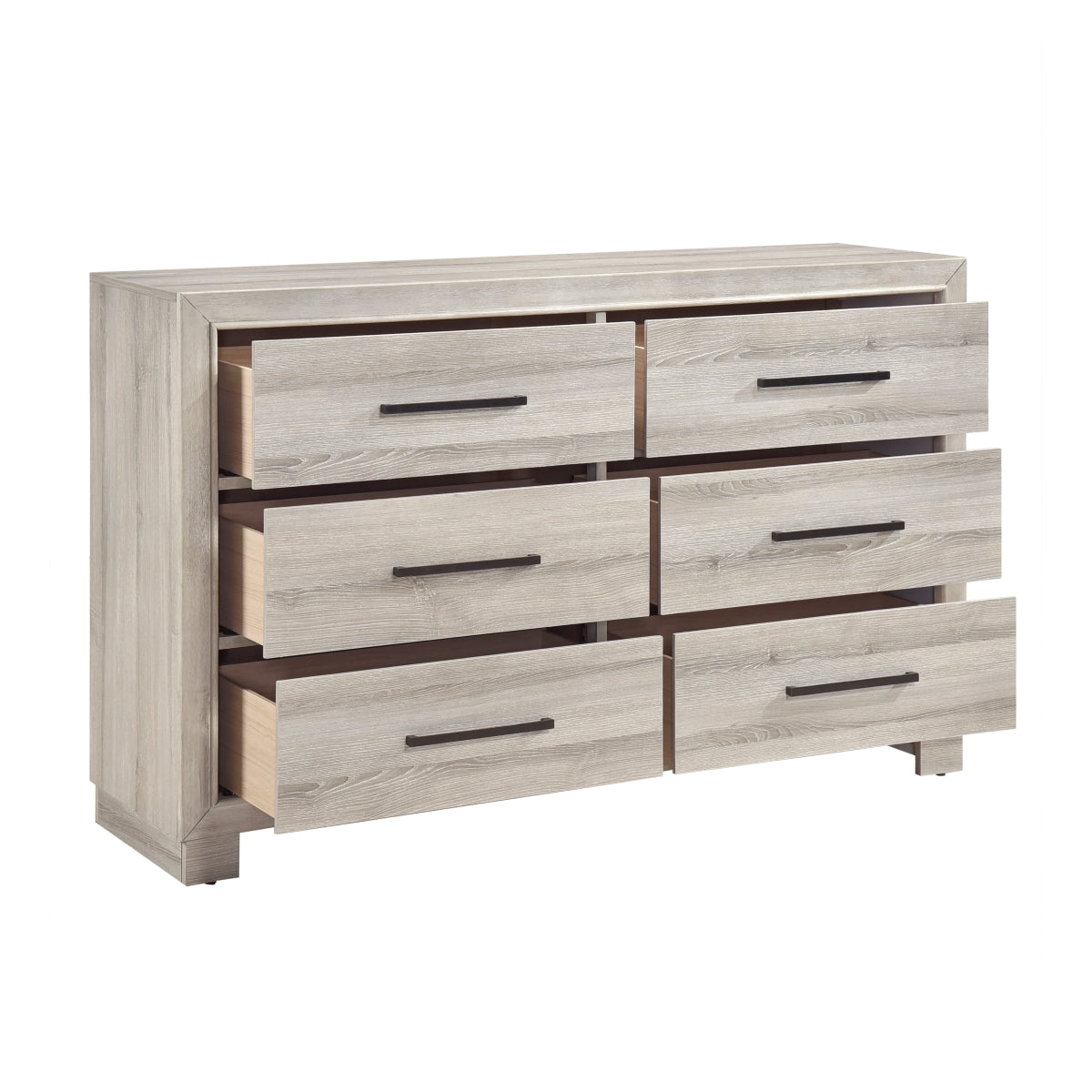 Everett Gray 5-Piece Queen Bedroom Set - Ornate Home
