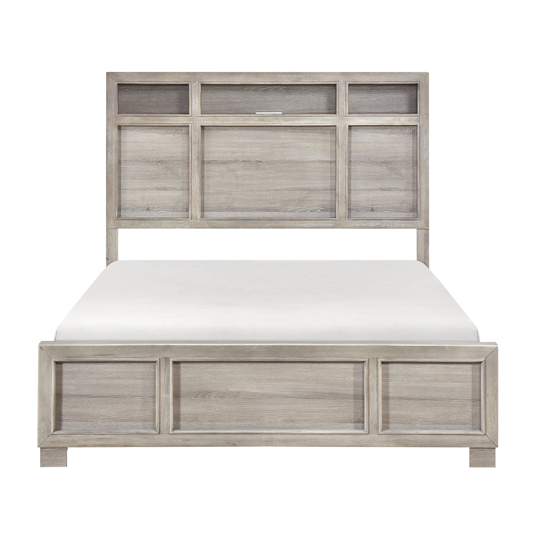 Everett Gray 5-Piece Queen Bedroom Set - Ornate Home