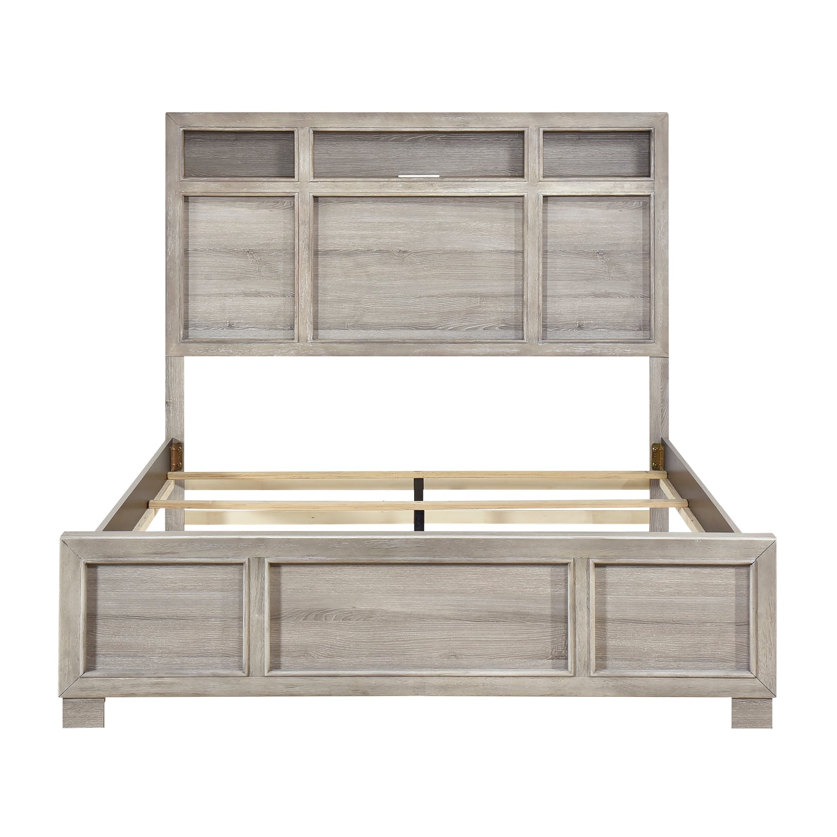 Everett Gray 5-Piece Queen Bedroom Set - Ornate Home