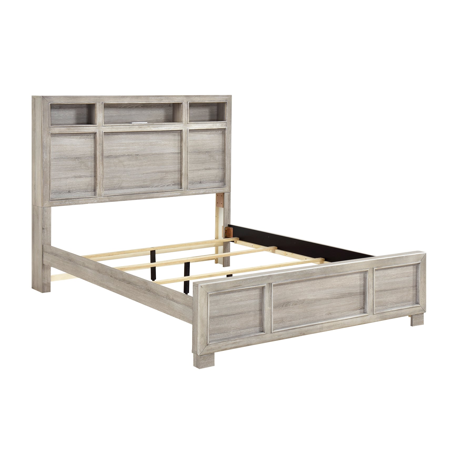 Everett Gray 5-Piece Queen Bedroom Set - Ornate Home