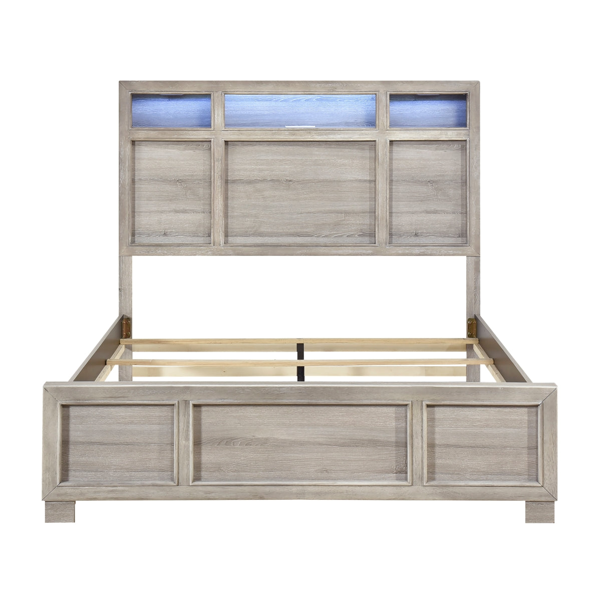 Everett Gray 4-Piece Queen Bedroom Set - Ornate Home