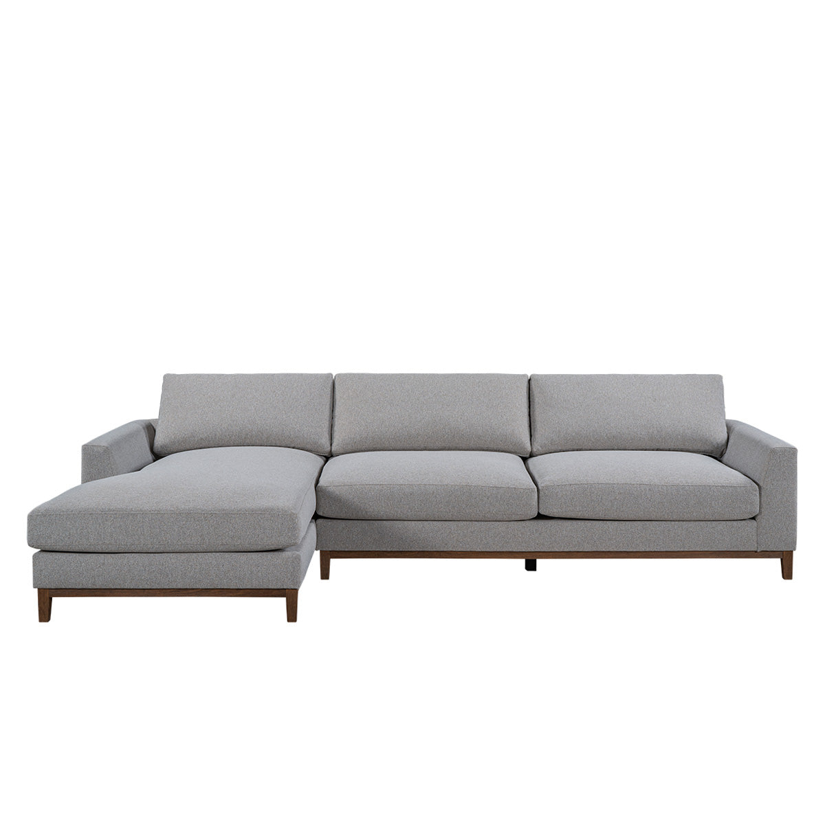 Everett Gray Sectional w/LAF Chaise - Ornate Home