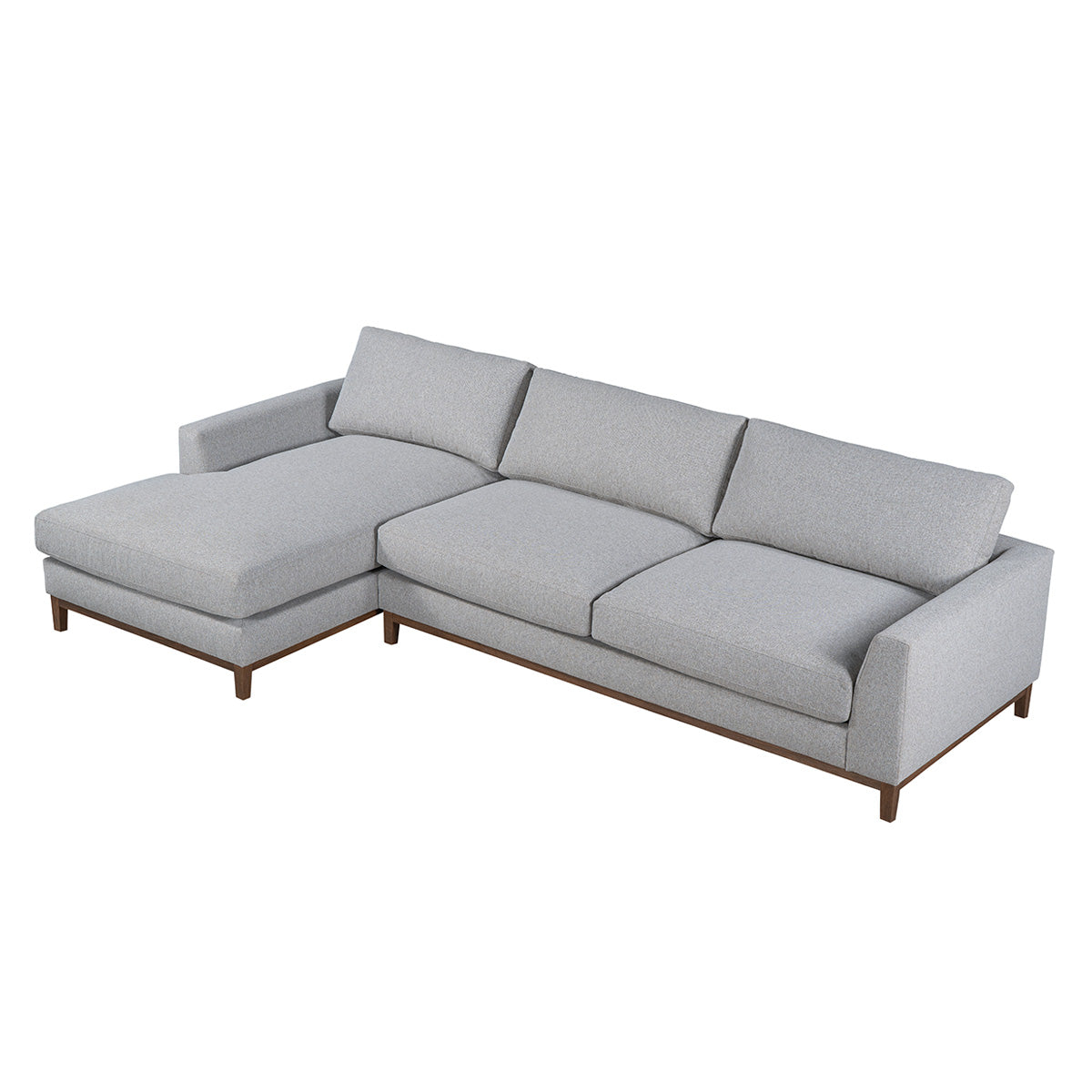 Everett Gray Sectional w/LAF Chaise - Ornate Home