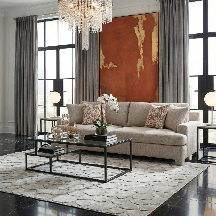 Everly Beige Sofa - Ornate Home