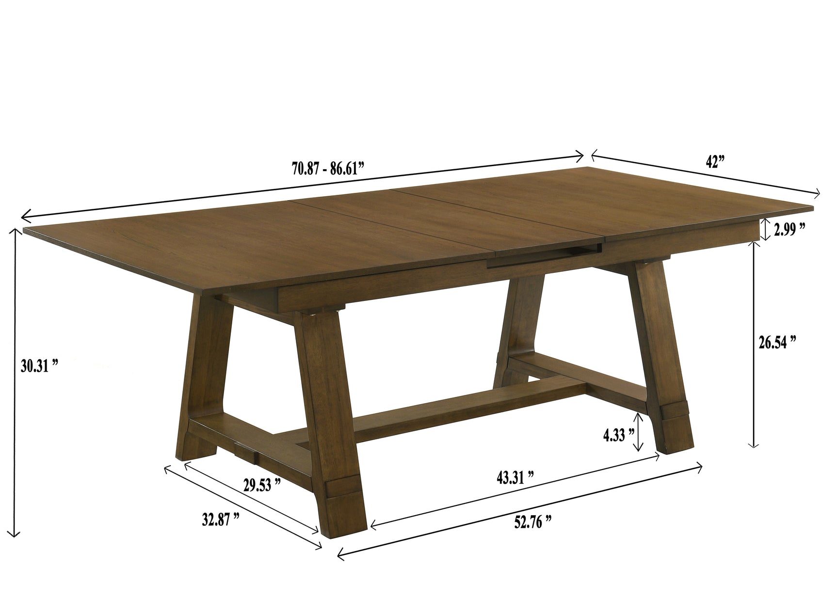 Everly Brown/Gray Dining Set - Ornate Home