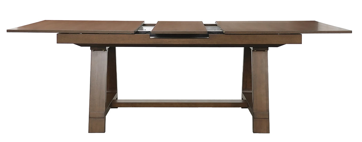 Everly Brown Extendable Dining Table - Ornate Home